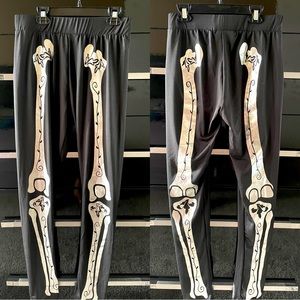Halloween skeleton pants